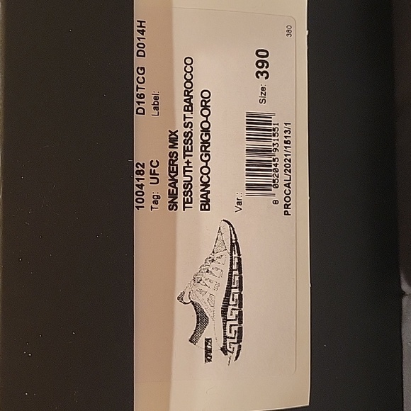 BRAND NEW Versace Trigreca Sneakers WOMEN 39 9 WITH BOX - Picture 4 of 14